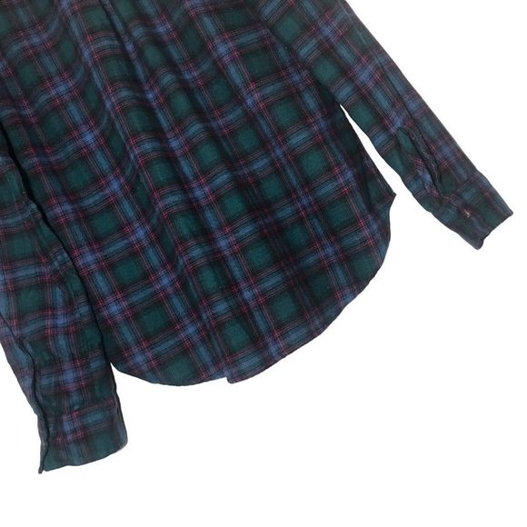 HOLLISTER Plaid Button Down Shirt In Green Size Small - Picture 5 of 6